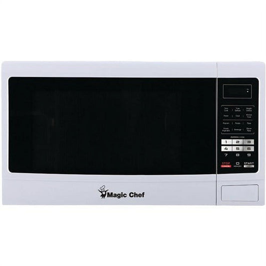 Magic Chef 1.6 cu. ft. 1100-Watt Countertop Microwave Oven - White MCM1611W Microwave Oven
