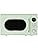Magic Chef Countertop Microwave, Classic Retro Touch Small Appliance, 0.7 Cubic Ft, Mint Green