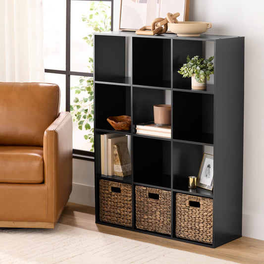 Mainstays Organizador de Almacenamiento 12 Cube, Nogal CÃ¡lido