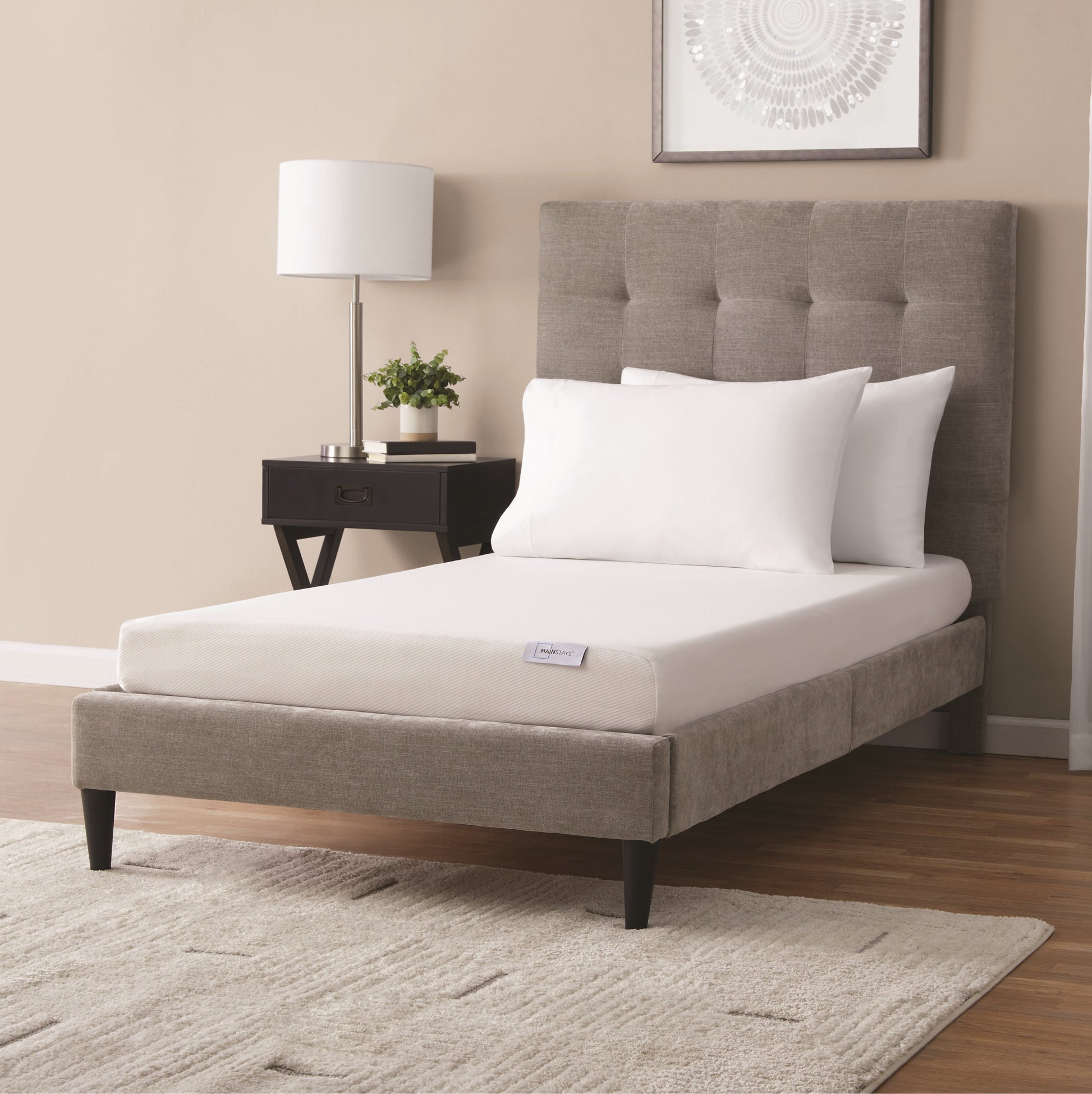 Mainstays 6â€ Medium Firm Memory Foam Mattress, Twin