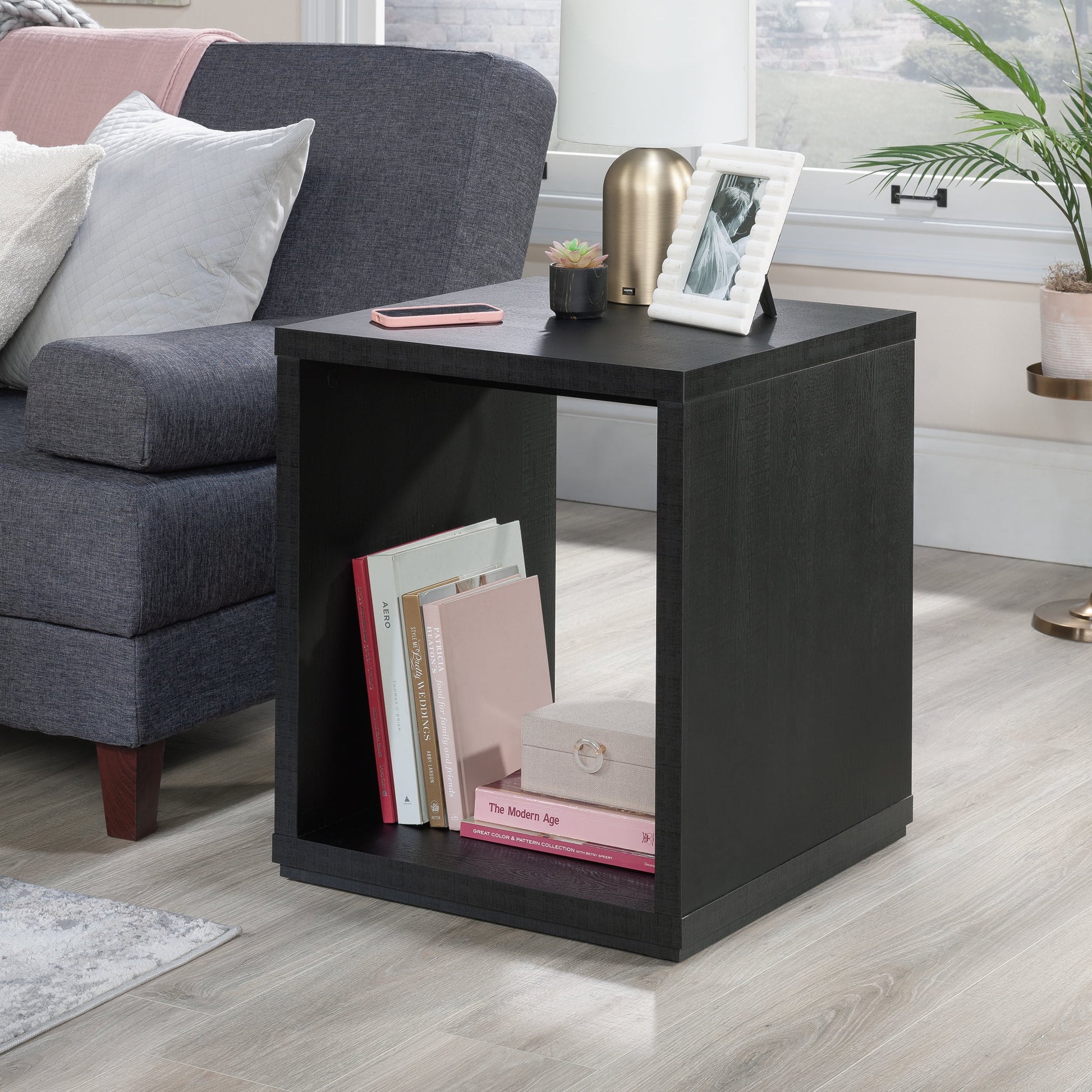 Mainstays Westley End Table, Warm Walnut Finish