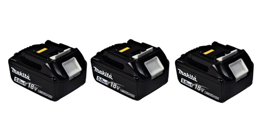 Makita BL1850B 18 Volt LXT Charging Lithium Ion 5.0Ah Battery (3 Pack)