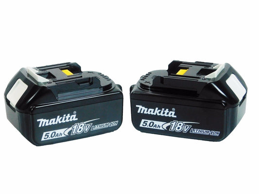 Makita BL1850B-2 18V 5.0Ah Lithium-Ion Batteries (2 Pack )