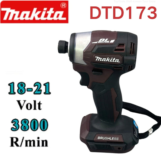 Makita DTD173 18V, Cordless Impact Power Screwdriver, 3600 RPM