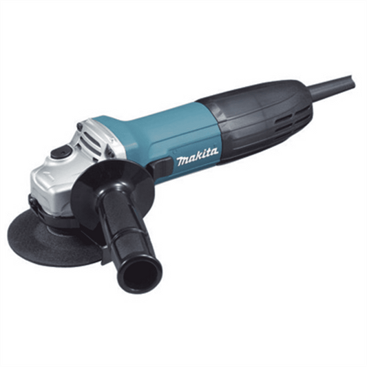 Makita Electric 6Amp 4" Angle Grinder, 11,000 RPM, Locking On/Off Switch, and Side Handle