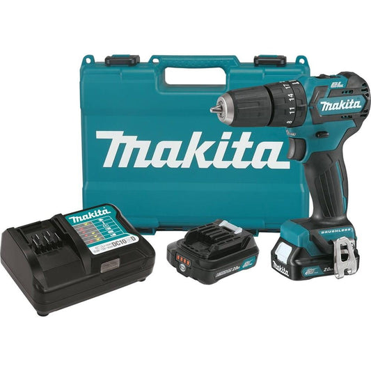 Makita PH05R1 12V max CXT Lithium-Ion Brushless Cordless 3/8 Hammer Driver-Drill Kit 2.0Ah