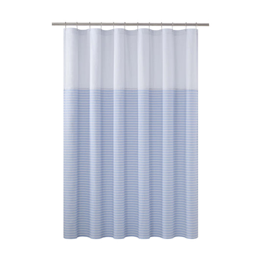 Martex Expression Crosby Shower Curtain, 72" x 72", Blue