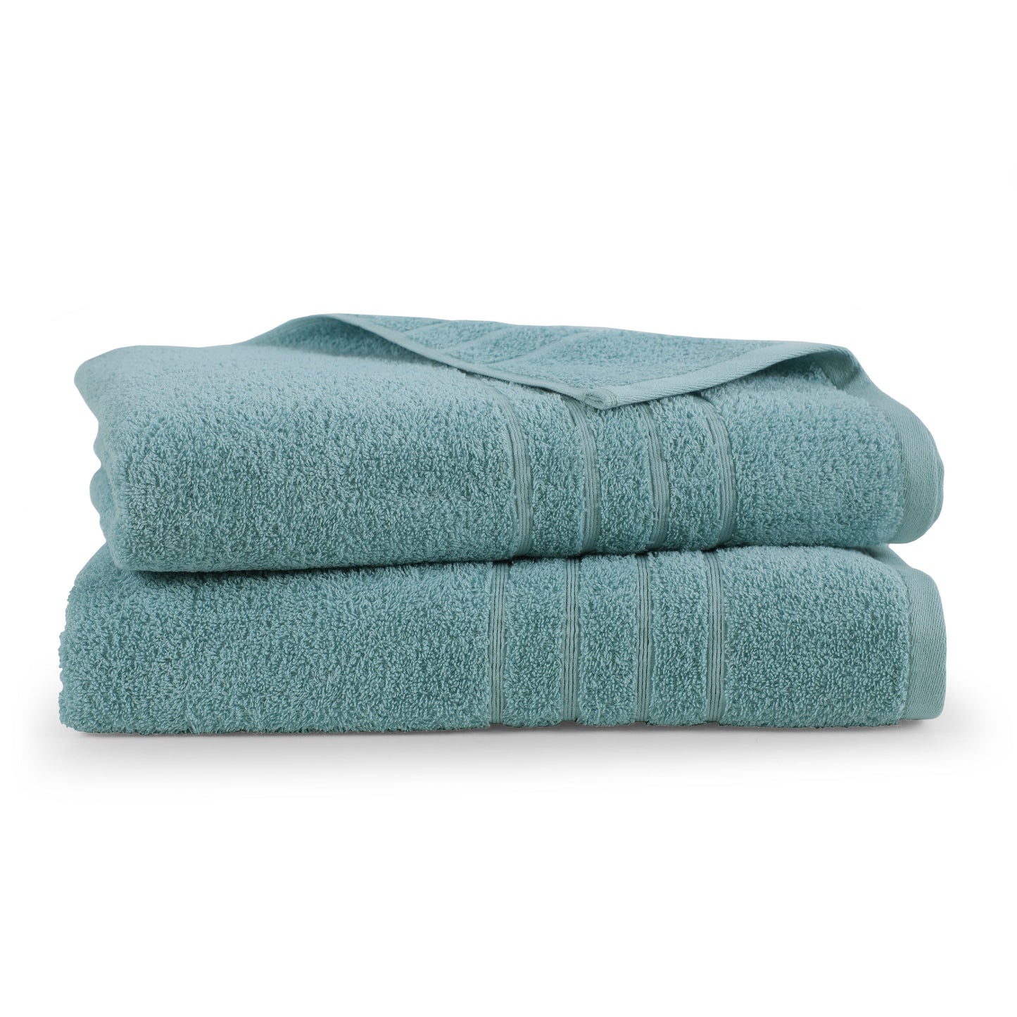 Martex 2-Pack Bath Sheet Set | 100% Cotton Extra Large 33" x 65" Towels | Mineral