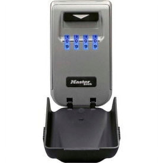 Master Lock 2-7/8 inch Combo Wall Mount Light Up Dial Lock Box with Metal Construction