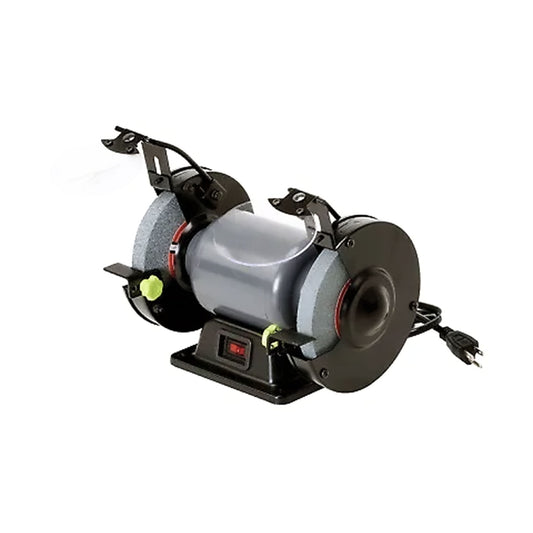 Master Mechanic Corded Electric 6 Inch Bench Grinder with Induction Motor