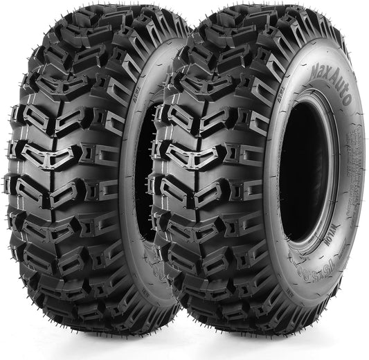 MaxAuto ATV Tires 15x5.00-6 15x5x6 Snow  Lawn and Garden Tires Snow Blower Thrower Tire 2PR, Set of 2