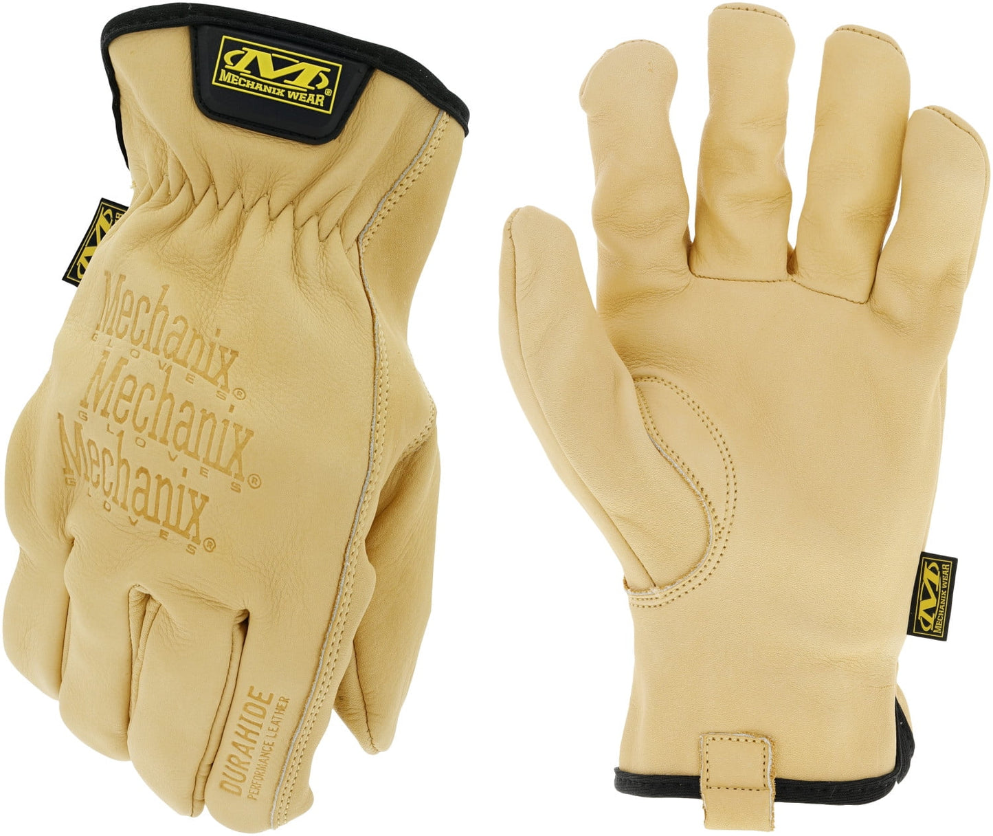 Mechanix Wear Durahide Brown Pair, Cowhide, XL