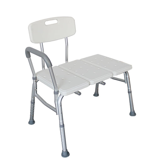 Round Stool with Lines Rotation Bar Stool White
