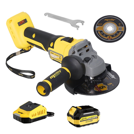Mellif Cordless Angle Grinder, Compatible with DeWalt 20V Battery(with Battery)