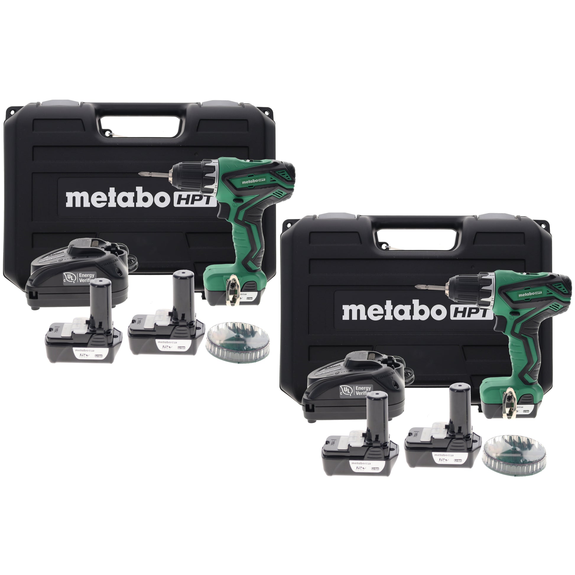 Metabo HPT DS10DFL2 10.8 - 12V Drill Driver Kit (2-Pack)