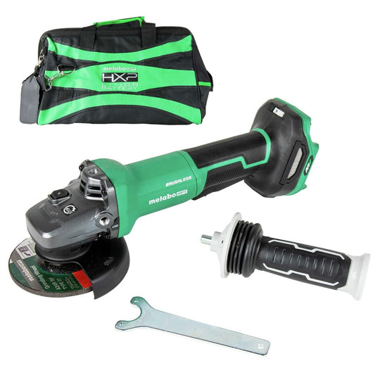 Metabo HPT G3612DVFQ6M 36V MultiVolt Brushless Lithium-Ion 4-1/2 in. Cordless Paddle Switch Angle Grinder (Tool Only)
