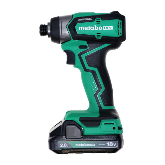 Metabo HPT WH18DDXS 18V 1/4 inch Hex Impact Driver Kit