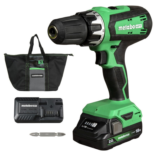 Metabo Hpt 18V Drill Driver Cordless Brushed Kit