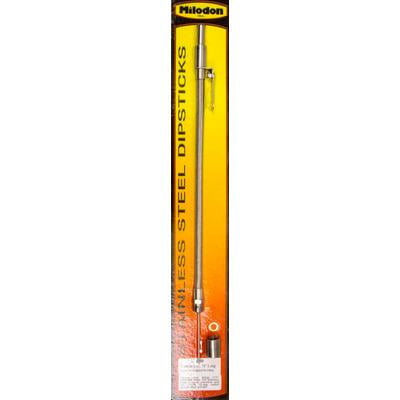 Milodon 22080, S/S Oil Dipstick - Univ. W/Weld-In Bung Performance Racing