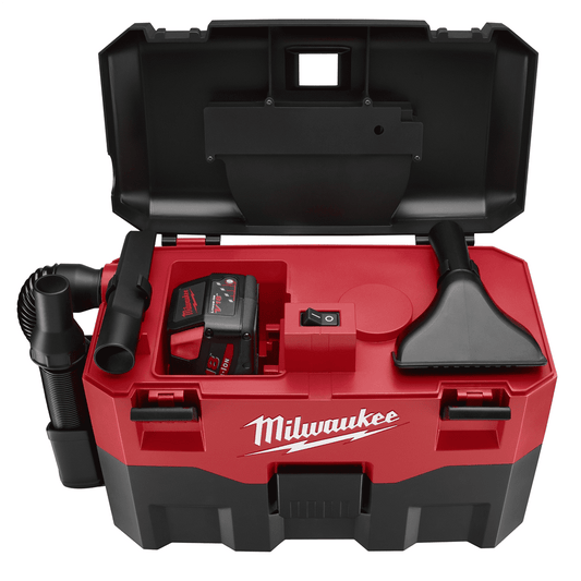 Milwaukee 0880-20 M18 2-Gallon Portable Wet/Dry Vacuum HEPA Filter Included