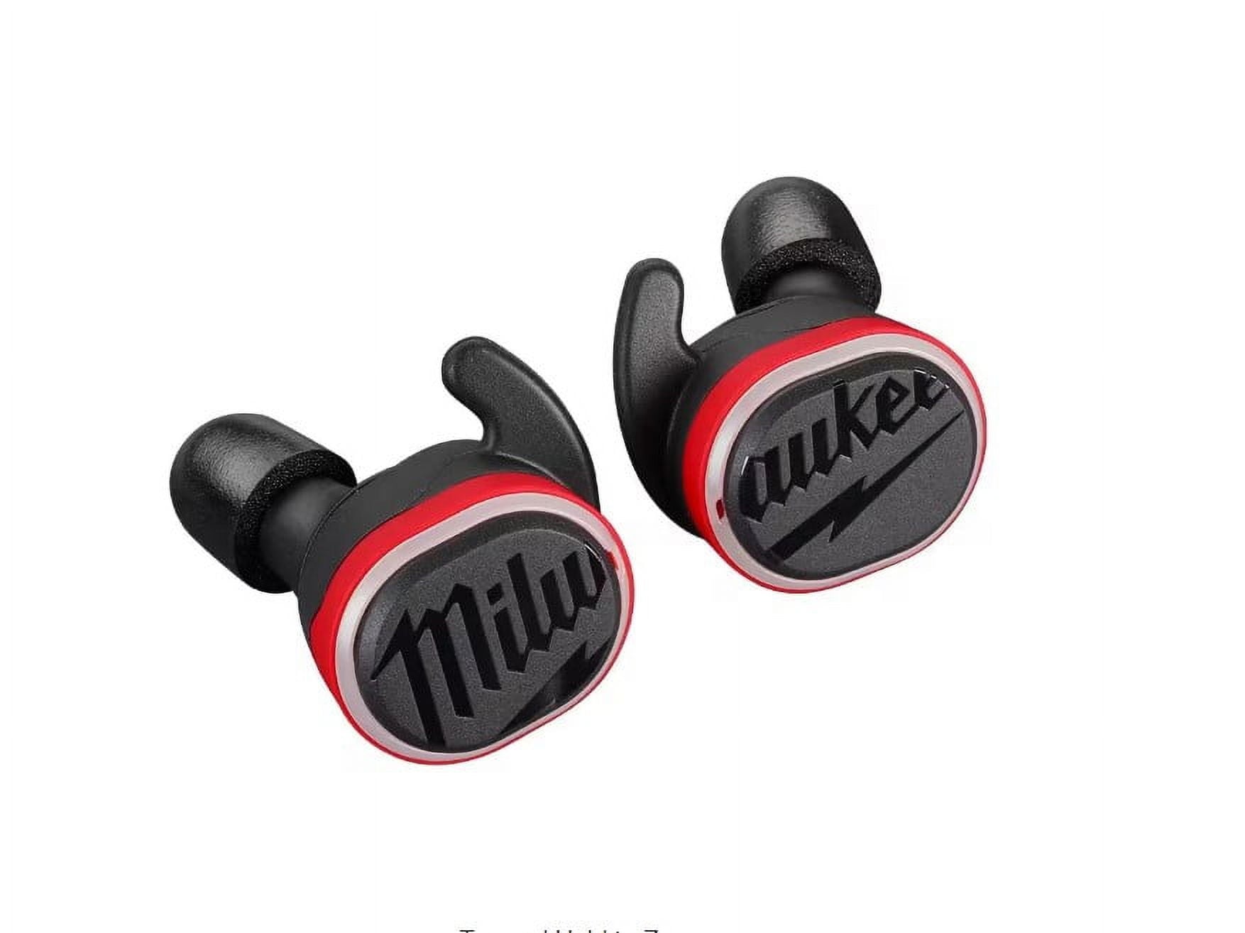 Milwaukee 2191-21 Bluetooth In-Ear Earbud with Charging Case, Red