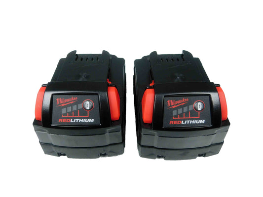 Milwaukee M18 XC RED 18V 3 Ah Power Tool Battery, 2 Count