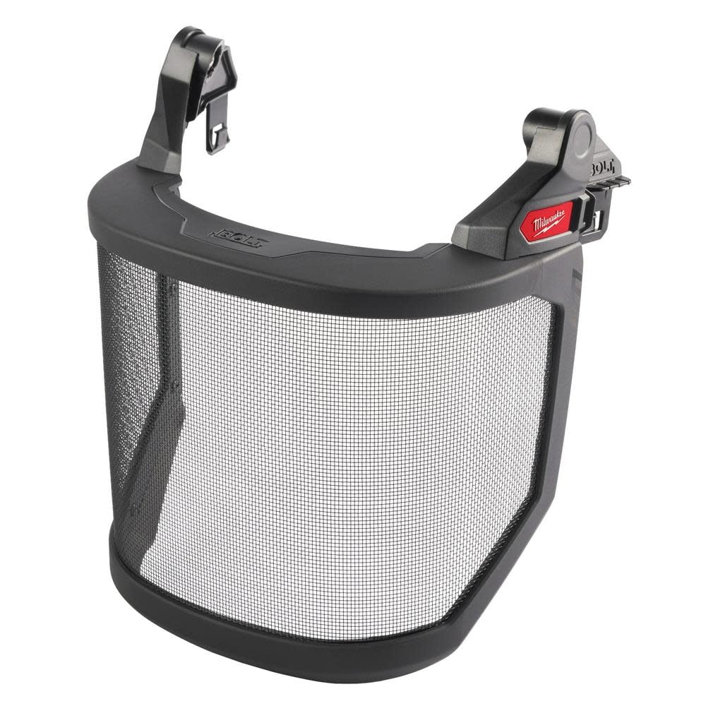 Milwaukee 48-73-1431 BOLT Full Face Shield - Metal Mesh (Compatible with Safety Helmet [No Brim])