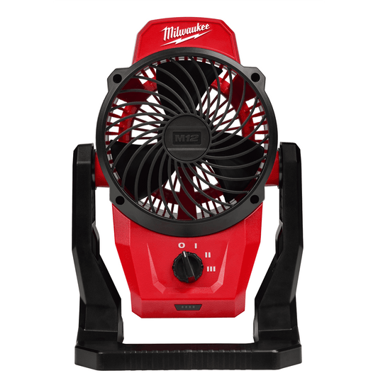 Milwaukee Batteries 3-Speed√Ç¬†Tool M12 Mounting Fan