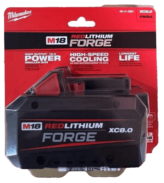 Milwaukee M18 48-11-1881 OEM  8.0 AH Forge   battery NEW unopened!