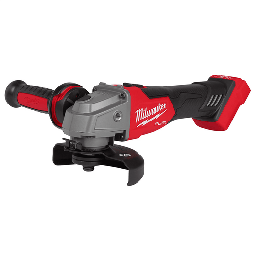 Milwaukee Tool M18 FUEL 4-1/2" / 5" Braking Grinder Slide Switch, Lock-On