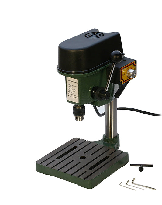 Mini Benchtop Drill Press Compact Drill Jewelry Making Hobby Workbench Tool 3-Speed Max 8,500 RPM - DRL-300.00