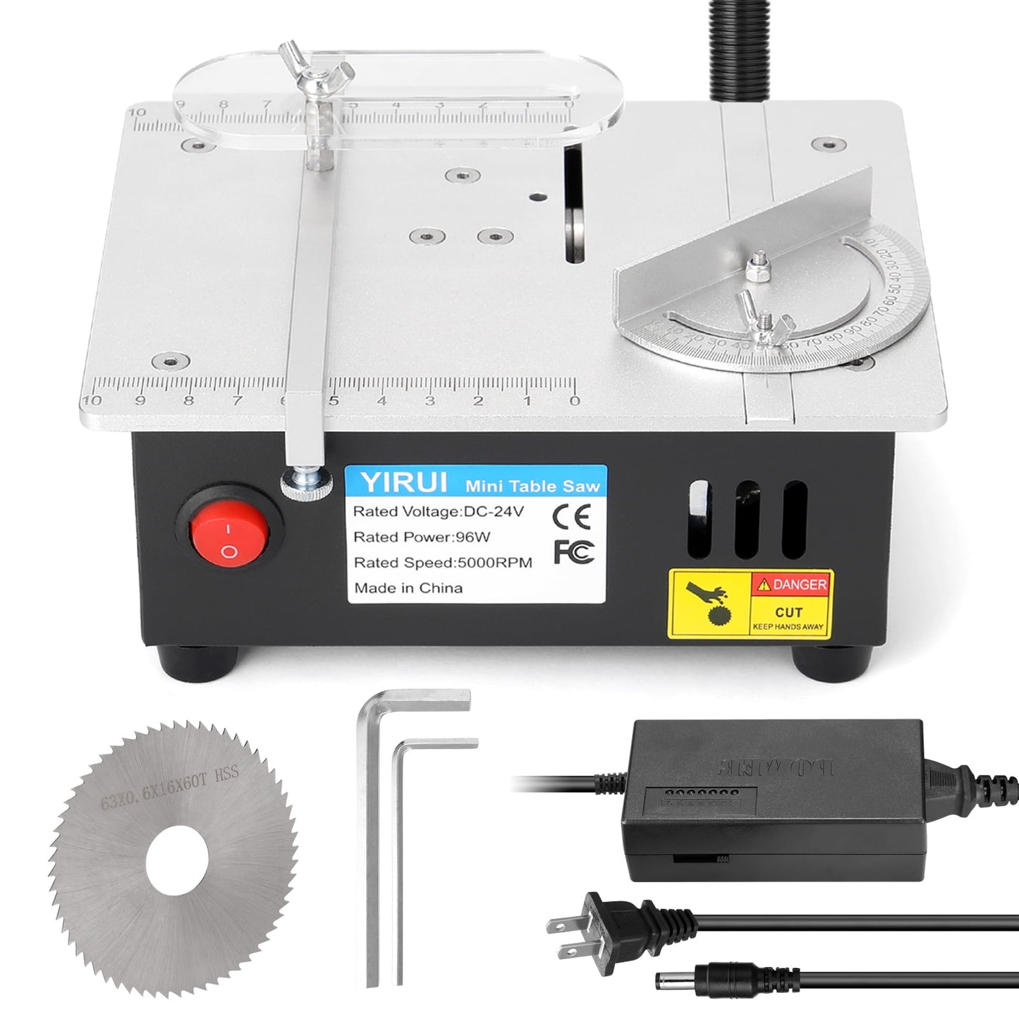 Vistreck E15303US 96W 24V 10A Electric Reciprocating Saw Power Saw, 5000 RPM 7 Speed