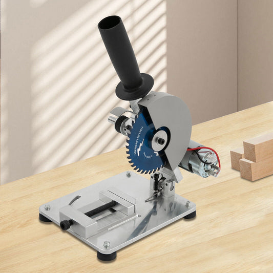 Mini Table Saw, Portable Tabletop Saw, Manual Chop Saw 4-inch Diameter Saw Blade 96 Watts of Power and 9,000 rpm