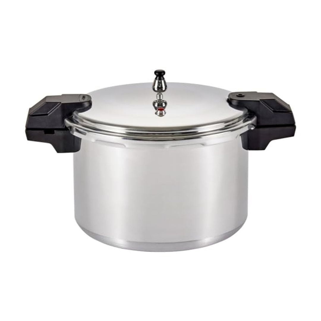 Mirro 92116 Polished Aluminum 5 / 10 / 15-PSI Pressure Cooker / Canner Cookware, 16-Quart, Silver C101