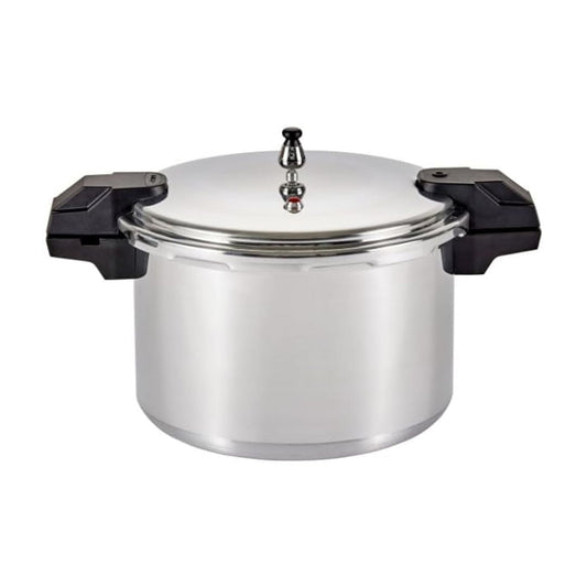 Mirro 92116 Polished Aluminum 5 / 10 / 15-PSI Pressure Cooker / Canner Cookware, 16-Quart, Silver C101