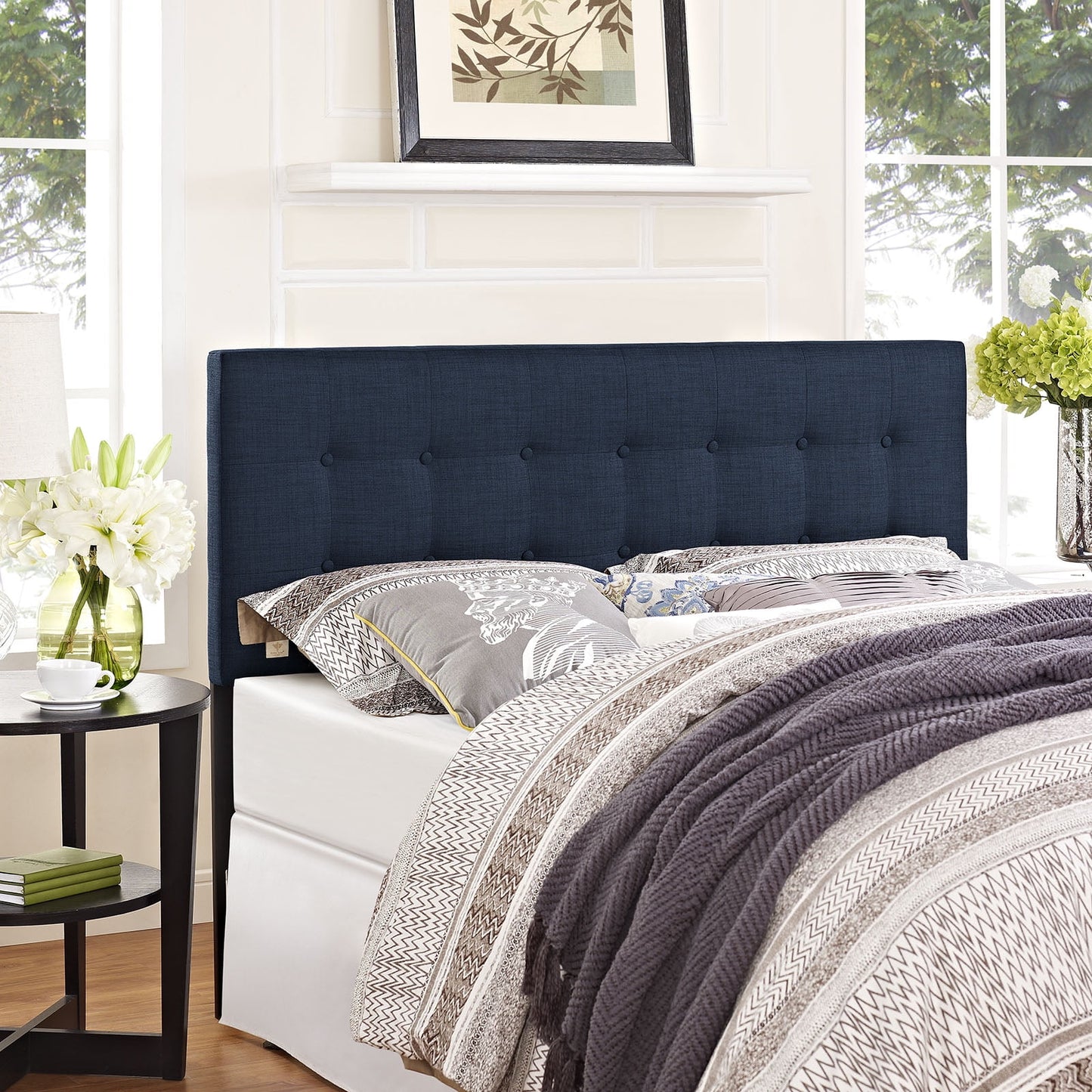 Modway Emily Full Upholstered Headboard, Multiple Colors