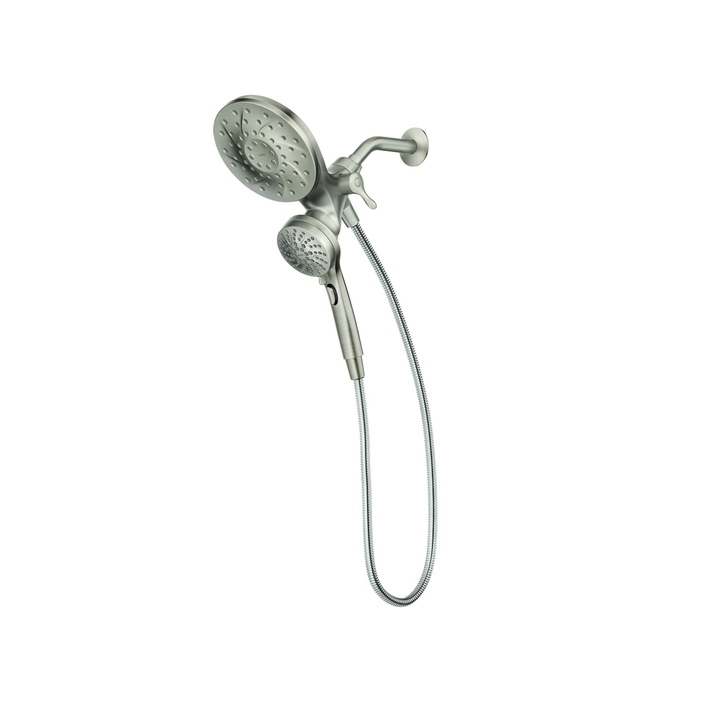 Moen Engage Magnetix 2-in-1 Combo Rain Showerhead with Detachable Handheld Shower Spray, Featuring Magnetic Docking System, Spot Resist Brushed Nickel