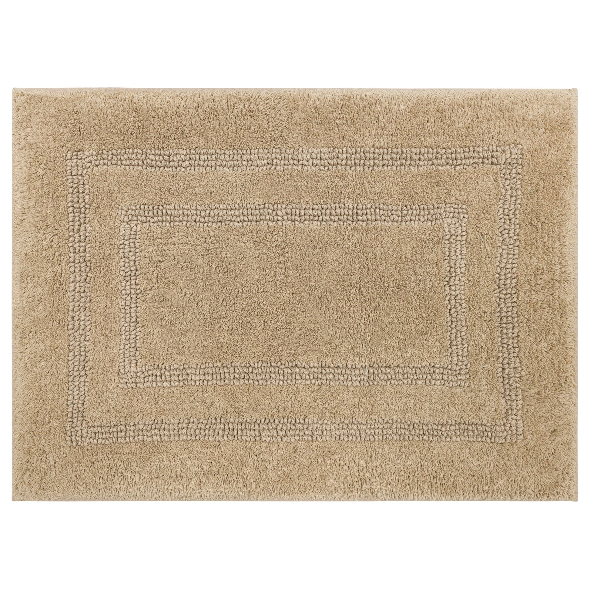 Mohawk Cotton Bath Mat Soft Absorbent Quick Dry Machine Washable Bathroom Mat, Taupe, 21" x 34"