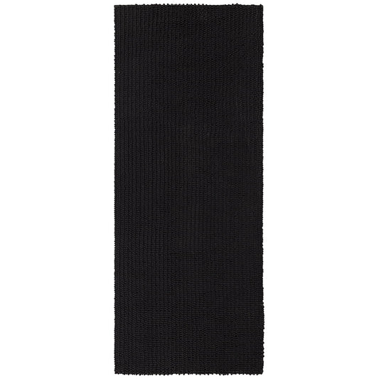 Mohawk Home Homespun Plush Fade/Stain Resistant Non-Slip Machine Washable Bath Rug, Charcoal, 2' x 5'