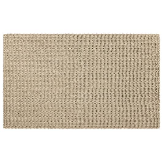 Mohawk Home Homespun Plush Fade/Stain Resistant Non-Slip Machine Washable Bath Rug, Taupe, 2' 3" x 3' 9"