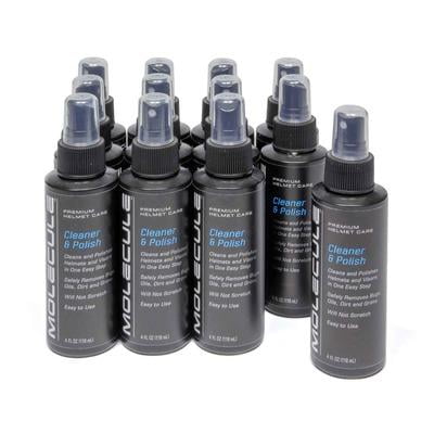 Molecule MLHCP-4-12, Helmet Cleaner & Polish 4Oz Spray Case Of 12 Performan