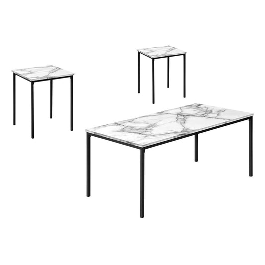 Monarch Specialties Coffee Table Set 3pcs Set
