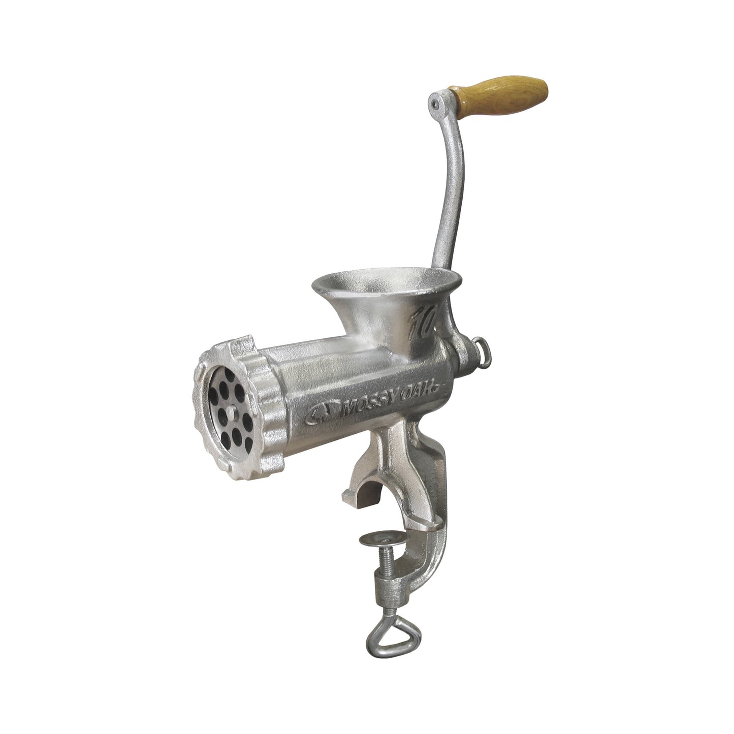 Mossy Oak Heavy-Duty Manual Meat Grinder & Sausage Stuffing Kit with 2 Grinding Plates and C-Clamp