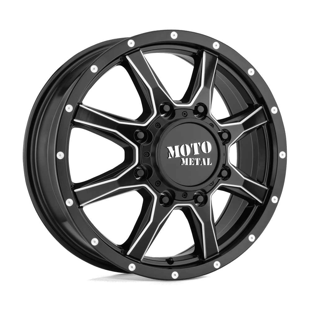 Moto Metal Cast Aluminum Rim MO995 20X8.25 8X210 S-BLK MILL 127MM, MO995208897127