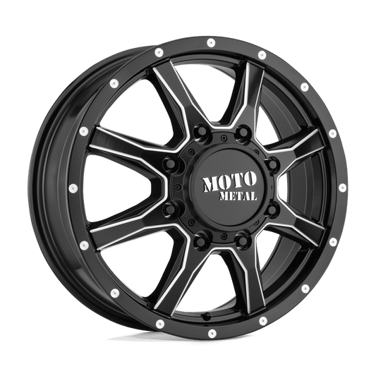 Moto Metal Cast Aluminum Rim MO995 20X8.25 8X210 S-BLK MILL 127MM, MO995208897127