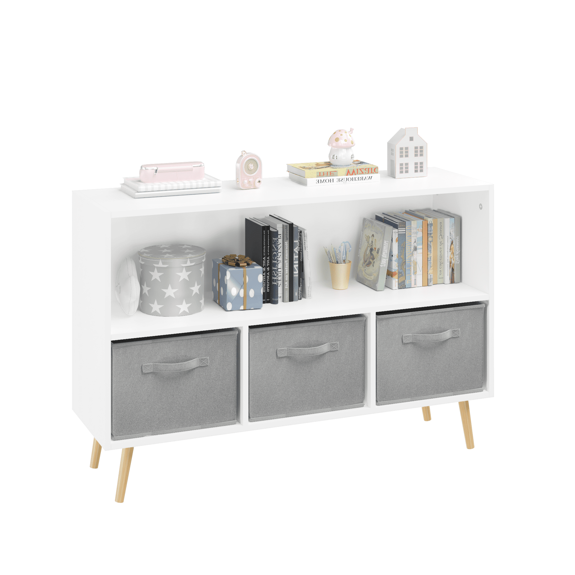 Multi - Layer Bookcase for Children's Rooms, Living Rooms, and Playrooms - Safe, Durable, and Easy to Install