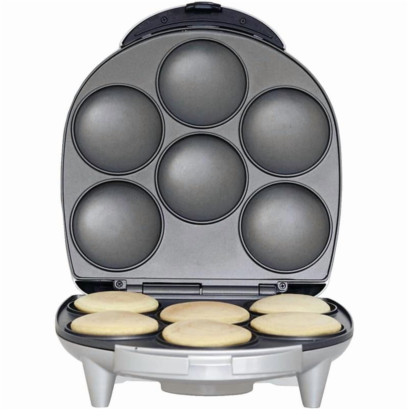 MultiUse Electric Griddle for Breakfast/Snack, NonStick Easy Clean Surface, 1" Stainless Steel Grill Tool, Portable Design, Round Crispy Bread Possible