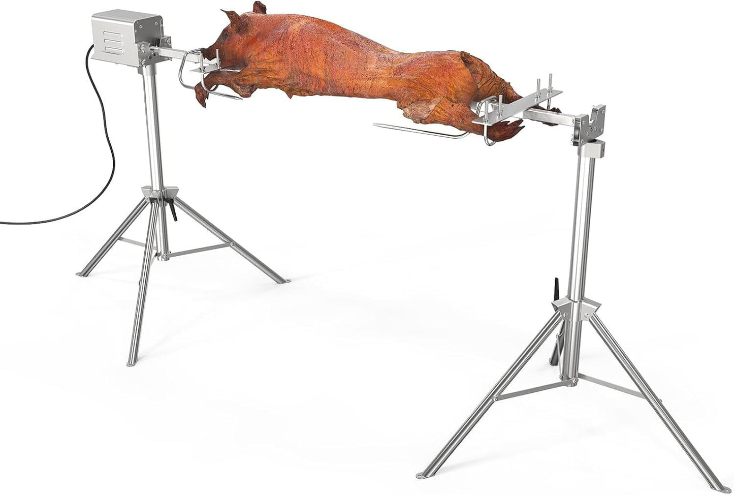 N/A 46" Large Electric Rotisserie Grill, 176Lbs Capacity Rotisserie Grill Kit