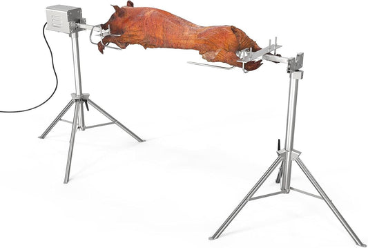 N/A 46" Large Electric Rotisserie Grill, 176Lbs Capacity Rotisserie Grill Kit
