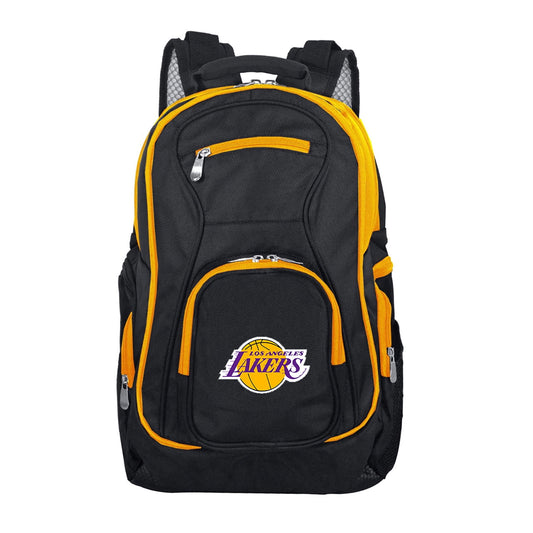 NBA LA Lakers Premium Laptop Backpack with Colored Trim